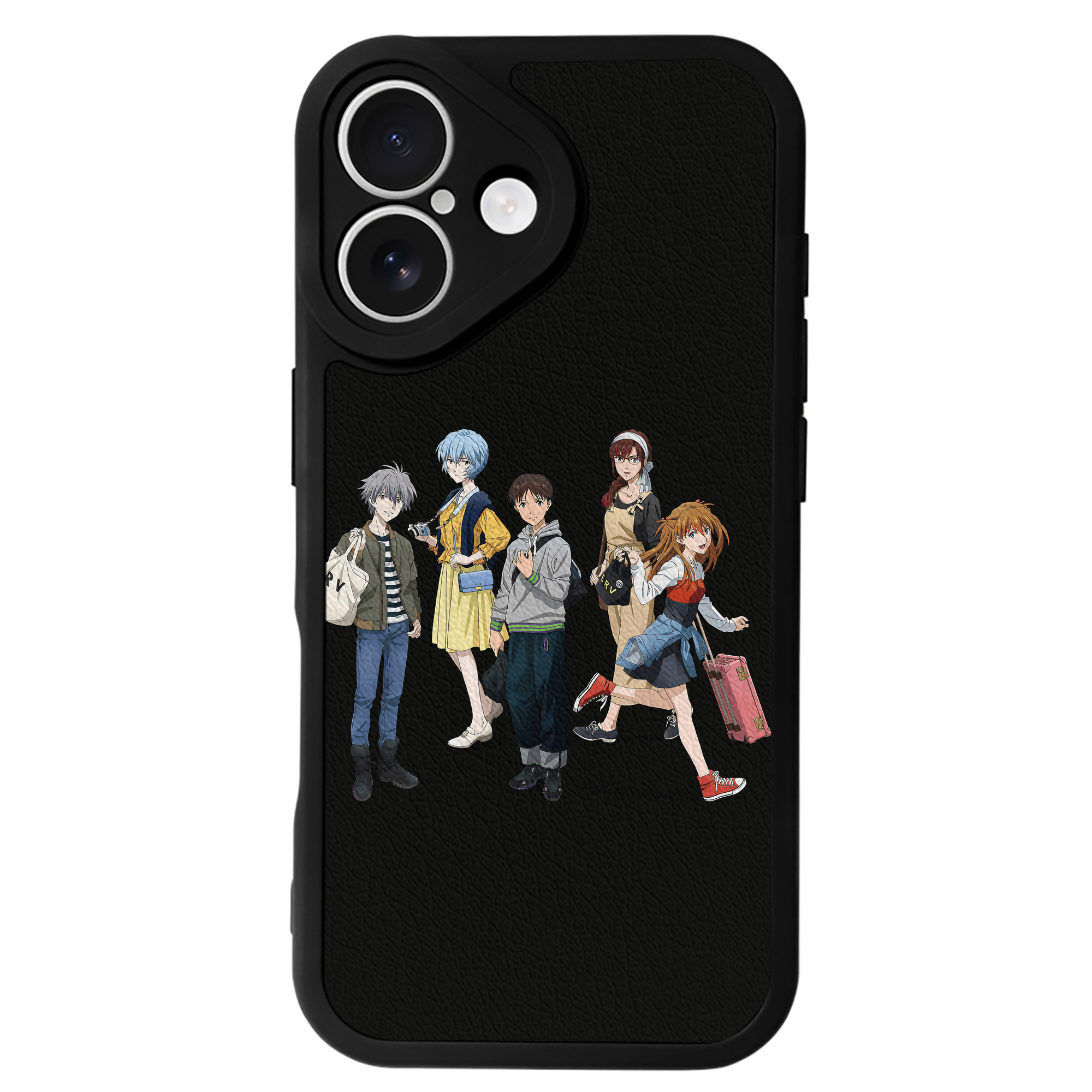 （画像用） EVA 新世紀エヴァンゲリオン 【iPhone 16シリーズ対応】シリコンスマホケース（レザー調） 材質：シリコン